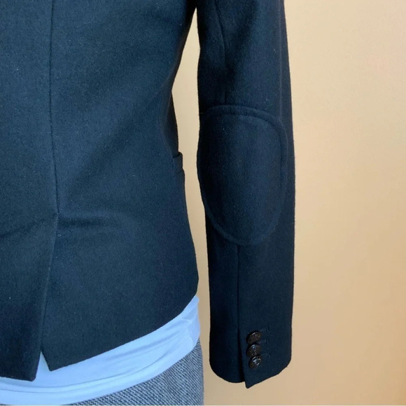 JOE FRESH Black Double Breasted Wool Blazer Size XS - Picture 8 of 16